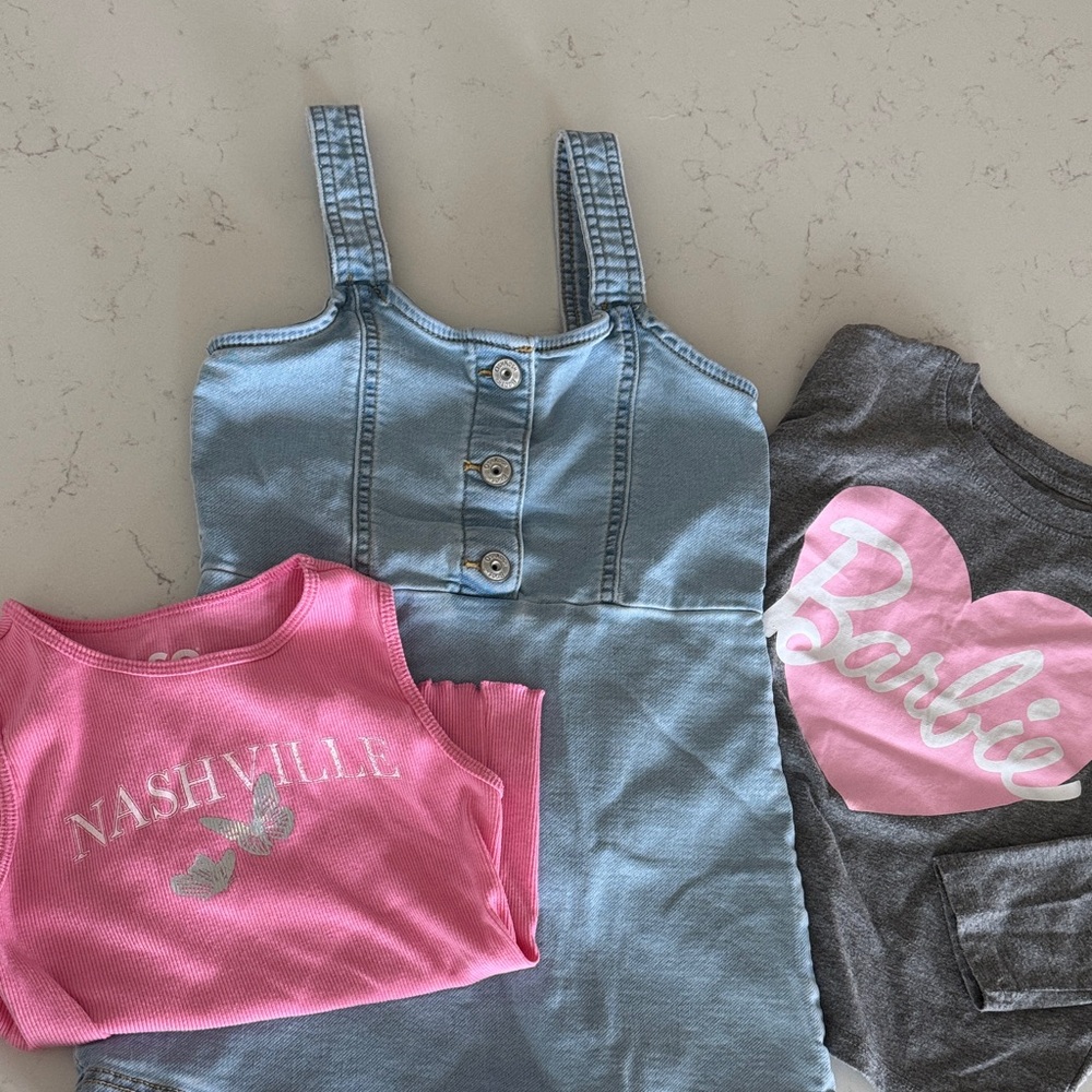 OshKosh B'gosh Denim Dress plus lot of 3